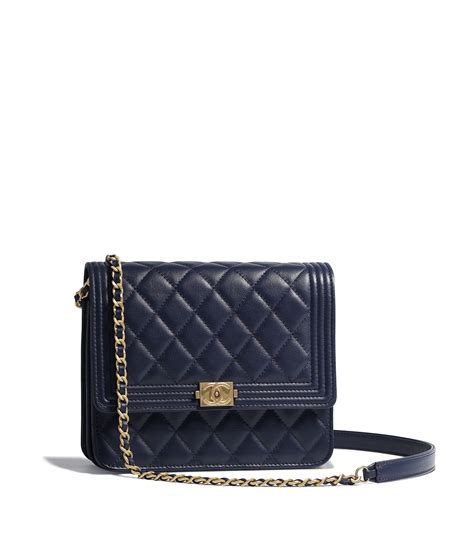 navy boy chanel clutch with chain|chanel small bag with chain.